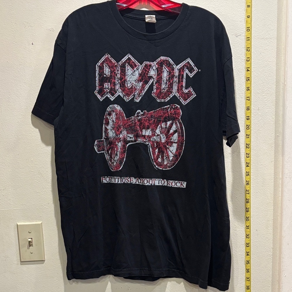 AC/DC Black and Red Graphic Tee
